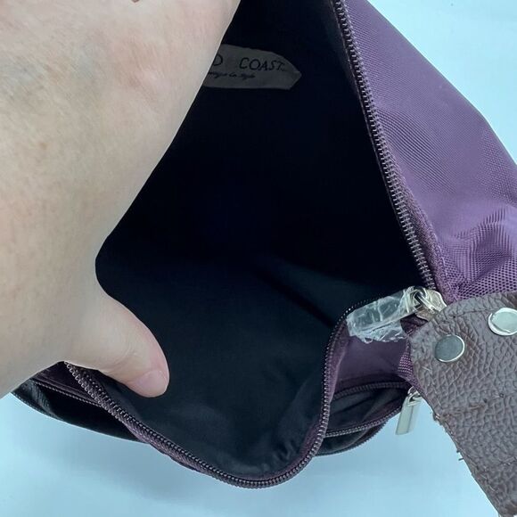 Gold Coast Dark Purple Nylon Purse - Picture 5 of 8